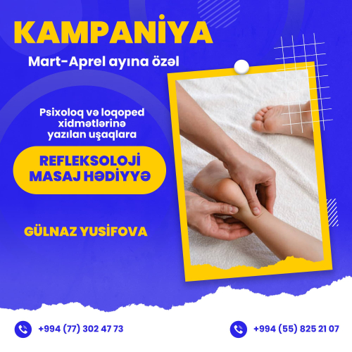 Psixoloq və loqoped xidmətləri mart-aprel ayına özəl kampaniya, Gülnaz Yusifova