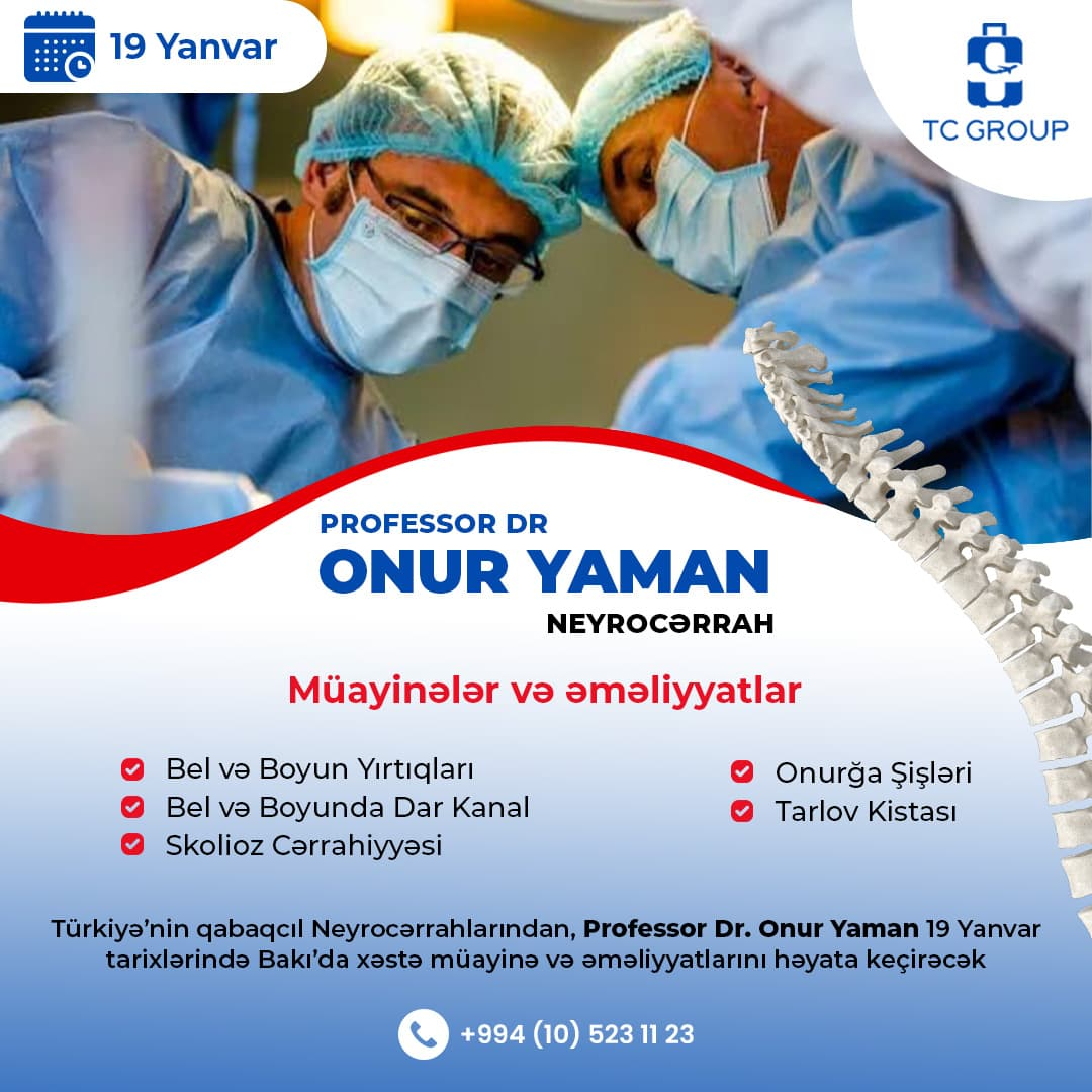 Neyrocərrah müayinə və əməliyyatları, Onur Yaman