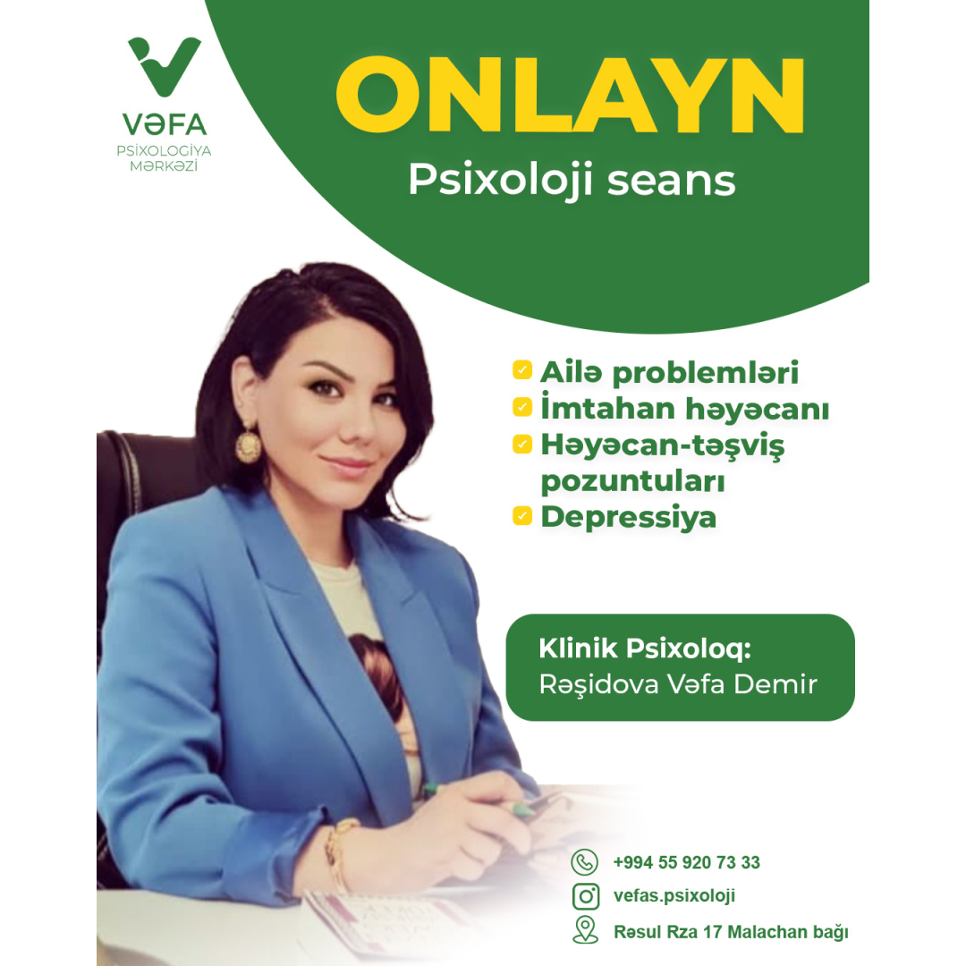 Onlayn psixoloji seanslar, Vəfa psixologiya mərkəzi