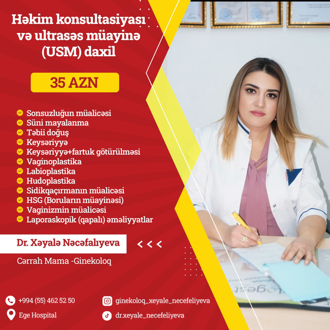 Həkim konsultasiyası, Dr Xəyalə Nəcəfalıyeva