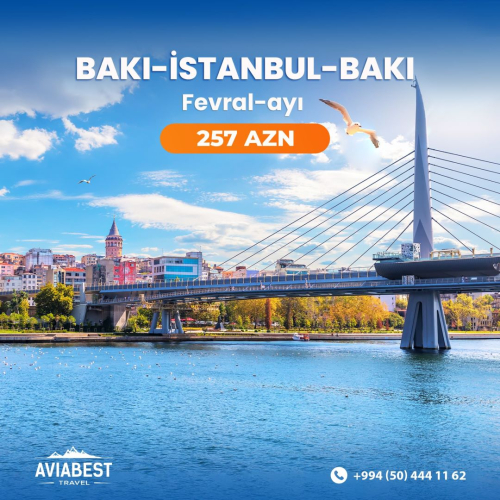 Bakı-İstanbul-Baki aviabiletlər,  Aviabest