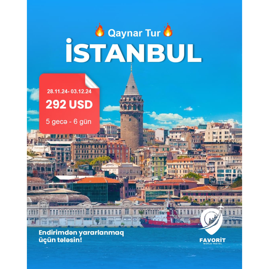 İstanbul turu, Favorit Travel İstanbul turu, Favorit Travel