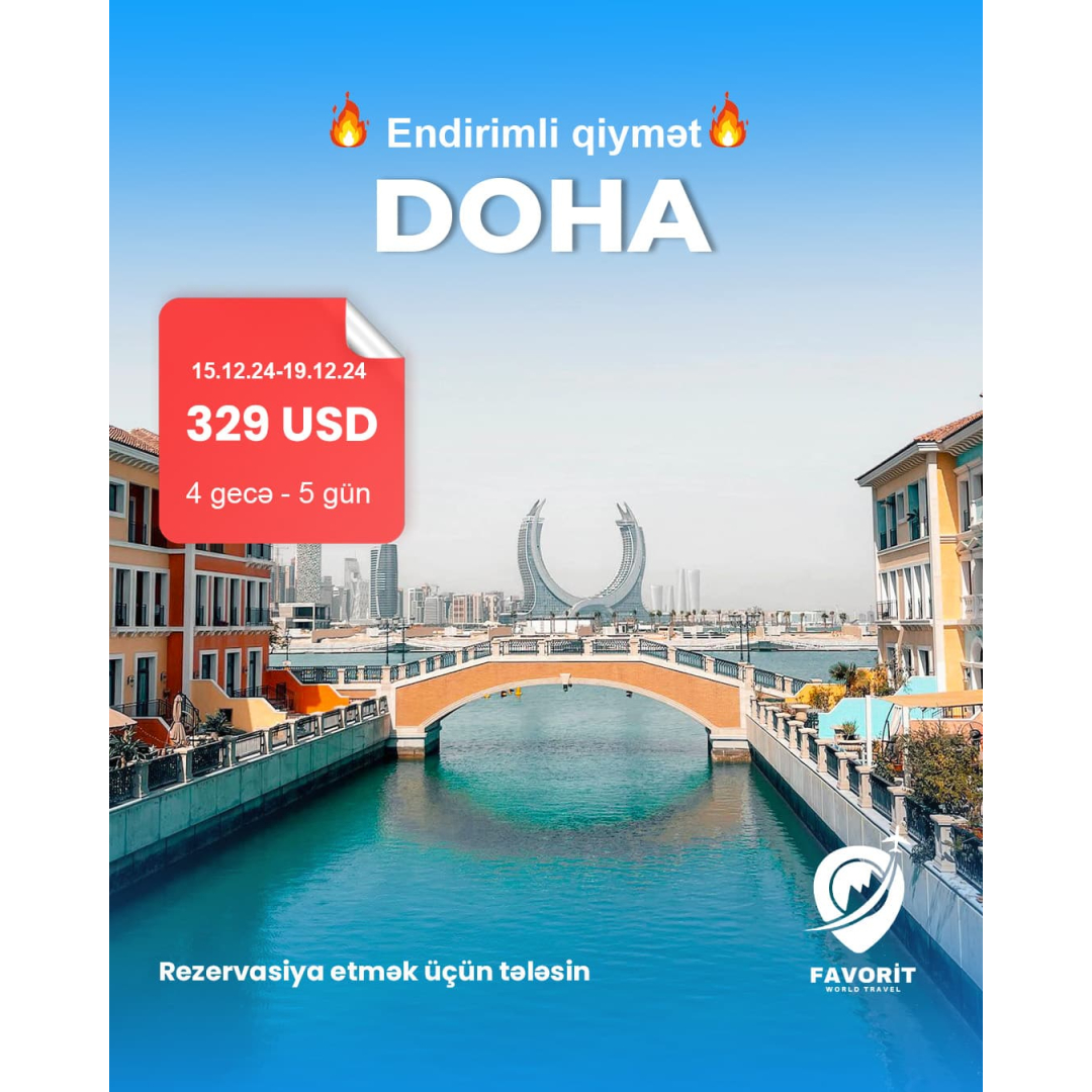 Endirimli Doha turu, Favorit Travel Endirimli Doha turu, Favorit Travel