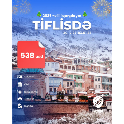 Yeni ilə özəl Tiflis Turu, Favorit Travel