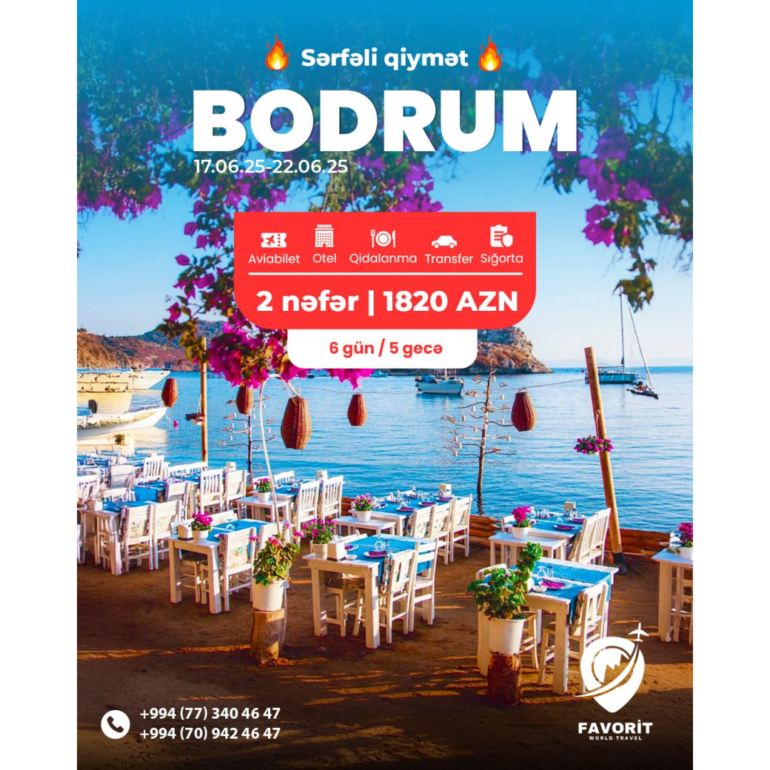 Bodrum turlari, Favorit Travel