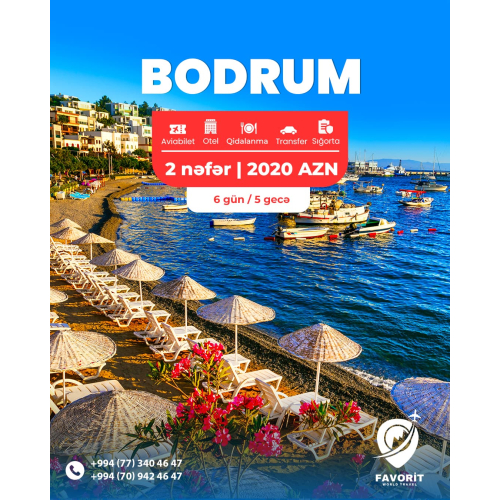Endirimli Bodrum Turu, Favorit Travel