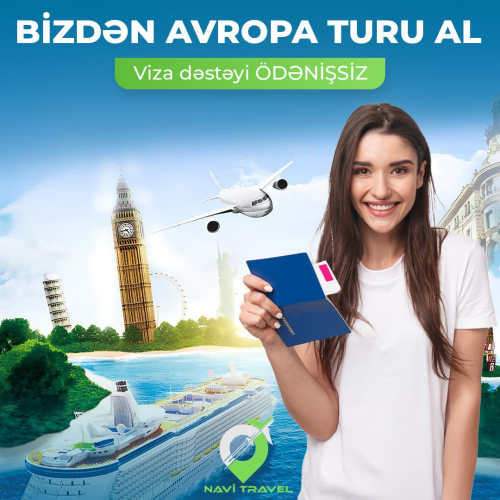 Avropa turu alana viza dəstəyi ödənişsiz, Navi Travel