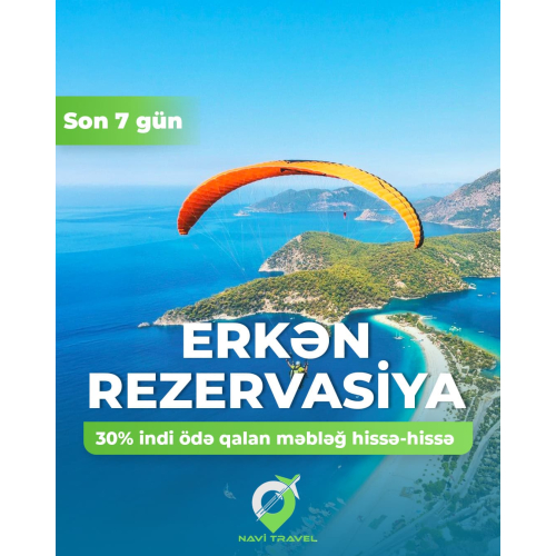 Erkən Rezervasiya ilə turlar, Navi Travel