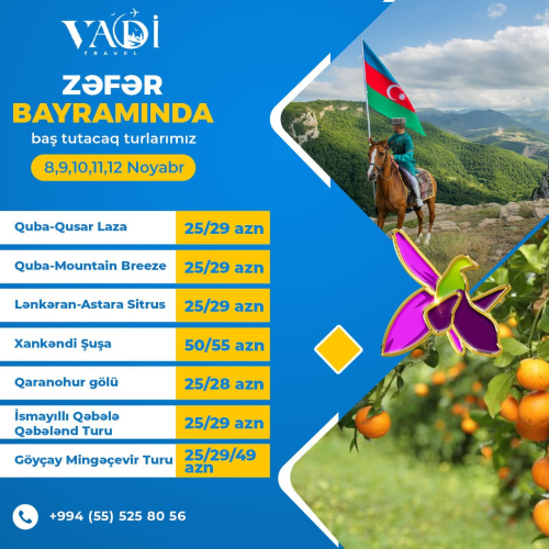 Zəfər turları, Vadi Travel
