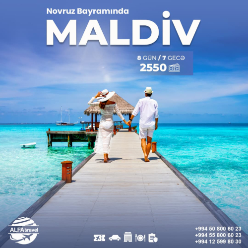 Novruz bayramında Maldiv turu, Alfa Travel