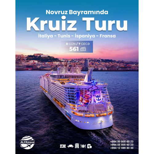 Novruz Bayramında Kruiz Turu, Alfa Travel