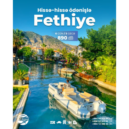 Hissə-hissə ödənişlə Fethiye turu, Alfa Travel