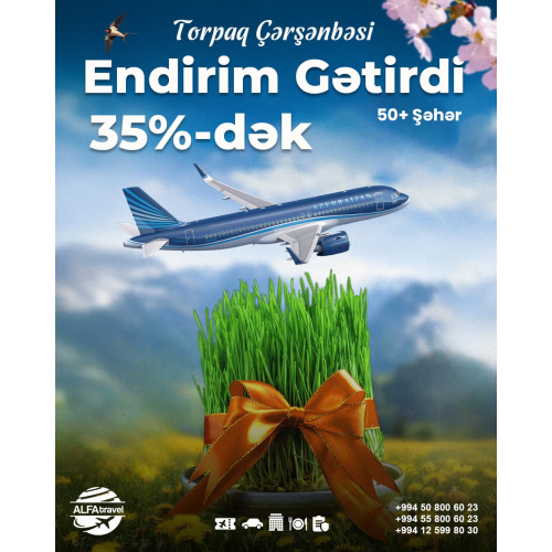 Torpaq çərşənbəsinə özəl kampaniya, Alfa Travel