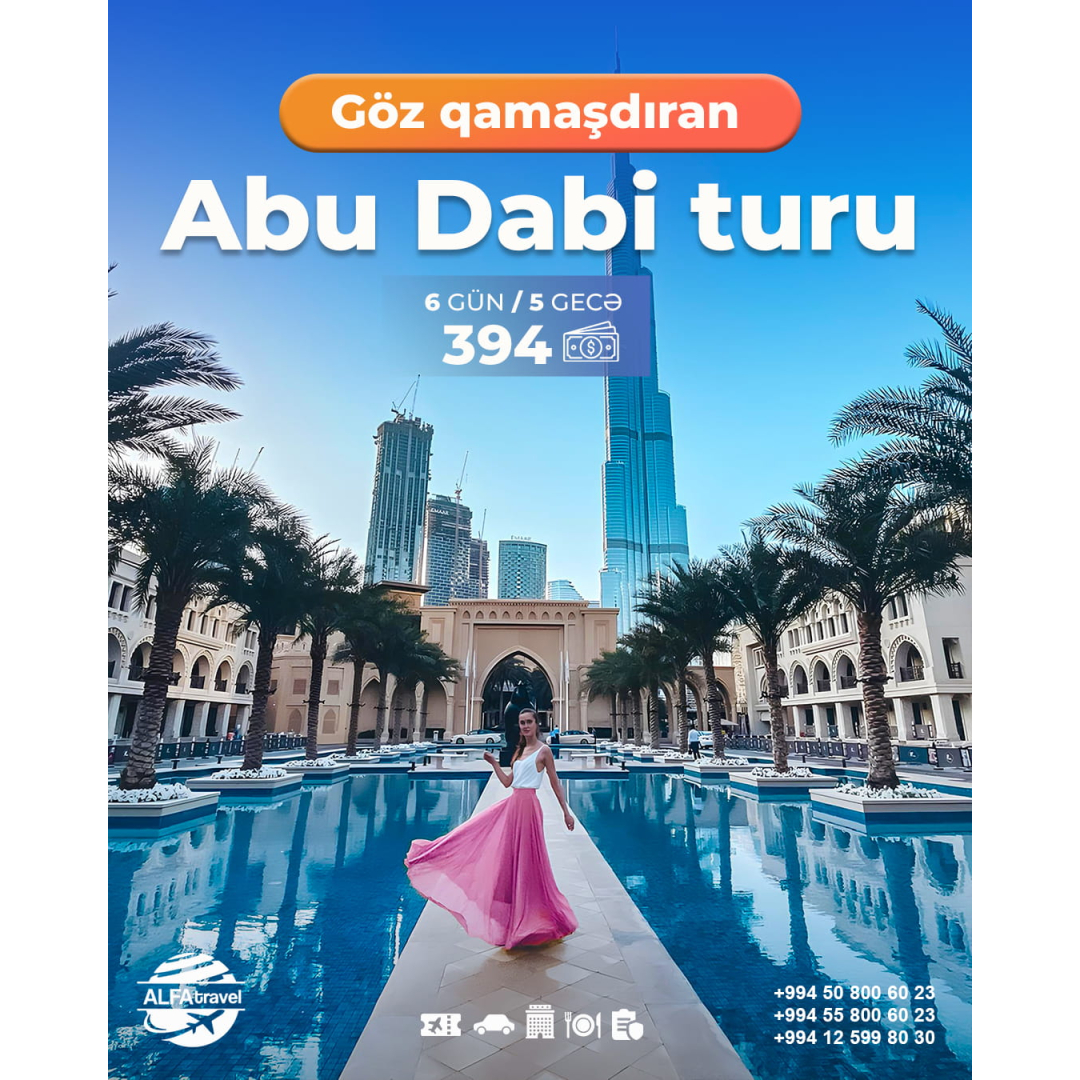 Abu Dhabi Turları,  Alfa Travel