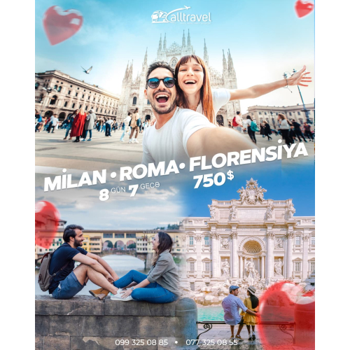 Milan Roma Florensiya turu, ALL Travel