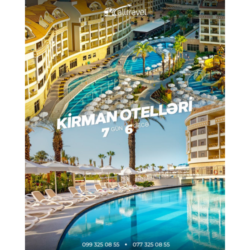 Kirman otellərinə rezervasiya, All Travel