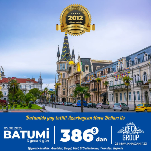 Qaradənizin incisi Batumi, EC Group Travel