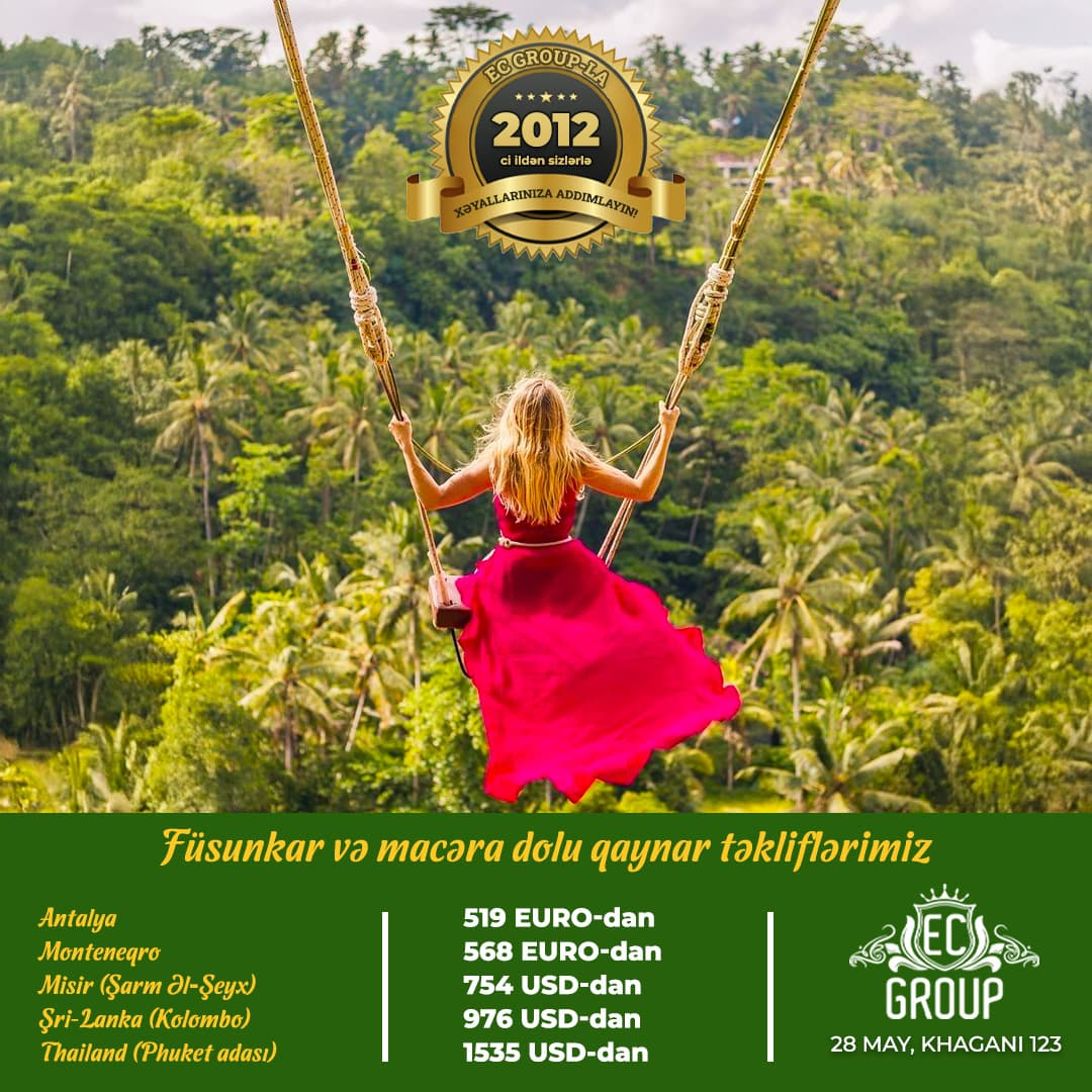 Sərfəli qiymətlərlə aviabiletlər, EC Group Travel