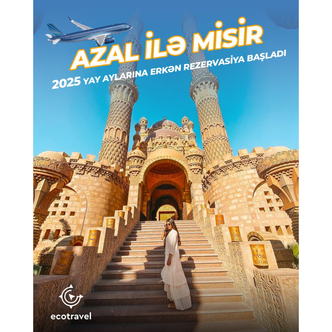 Azal ilə Misirə erkən rezervasiya, Eco Travel