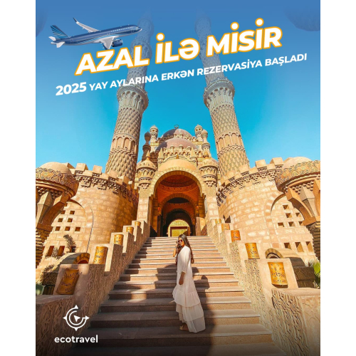 Azal ilə Misirə erkən rezervasiya, Eco Travel