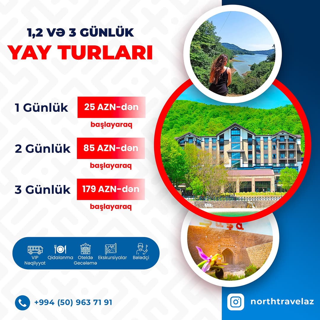 Keyfiyyətli və münasib daxili tur qiymətləri, North Travel Keyfiyyətli və münasib daxili tur qiymətləri, North Travel