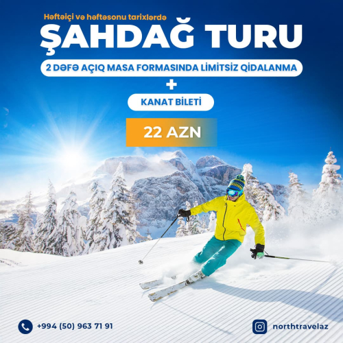 Şahdağ turu, North travel