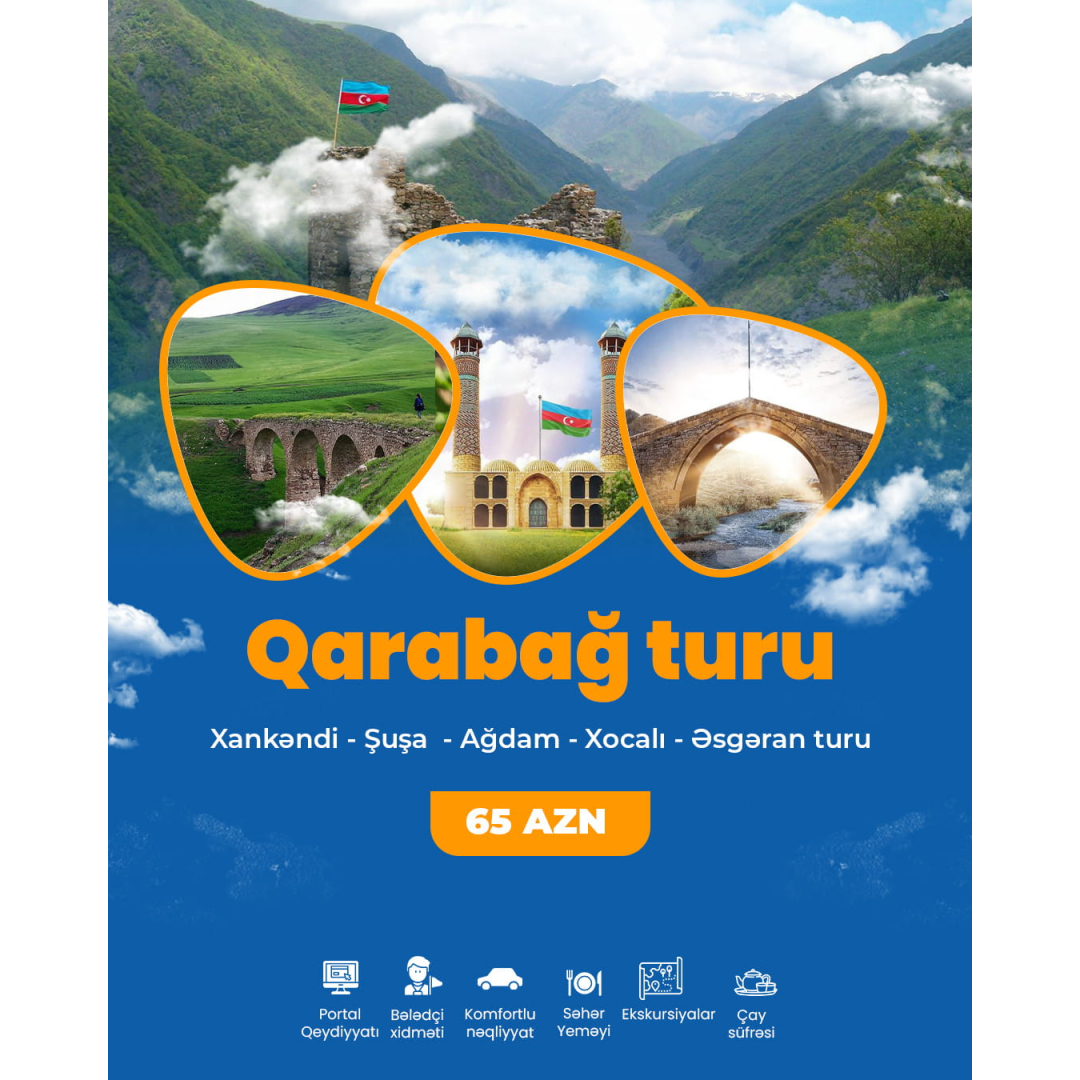 Qarabağ turu 65 azn