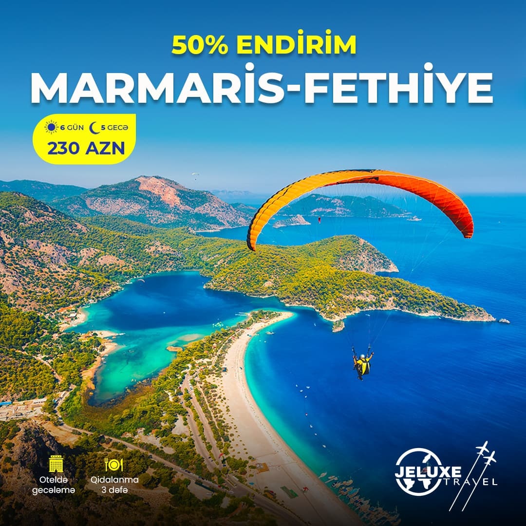 Marmaris, Fethiye 50% Endirimli Hotel Paketləri, Jeluxe Travel