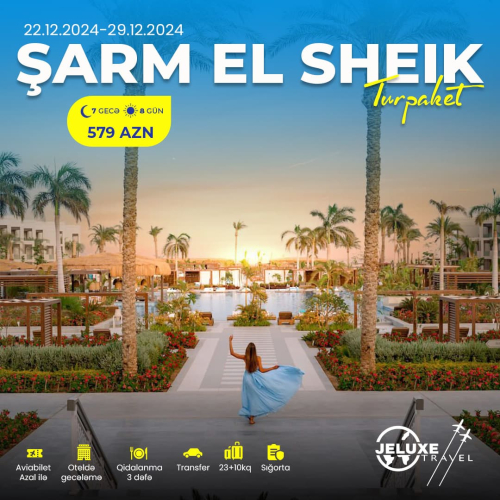 Misir Şarm El Sheik Turpaketi, Jeluxe Travel