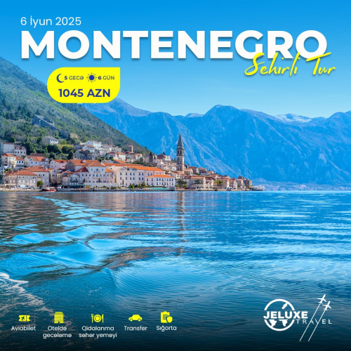 Sehirli Montenegro Turu, Jeluxe Travel