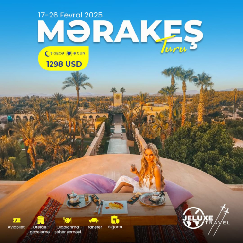 Mərakeş Turu, Jeluxe Travel
