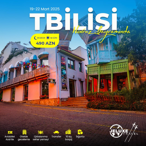 Novruz bayramına özəl Tbilisi turu, Jeluxe Travel