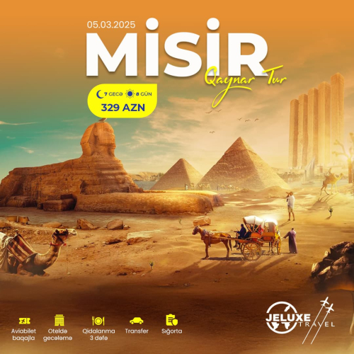 7 gecə 8 günlük Misir turu, Jeluxe Travel