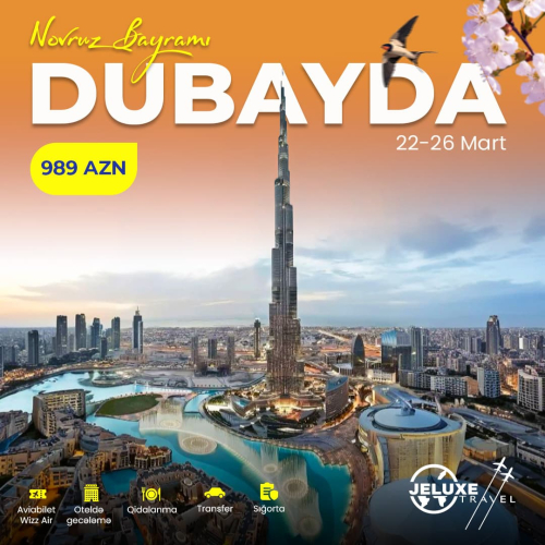 Novruz Bayramı Dubayda, Jeluxe Travel