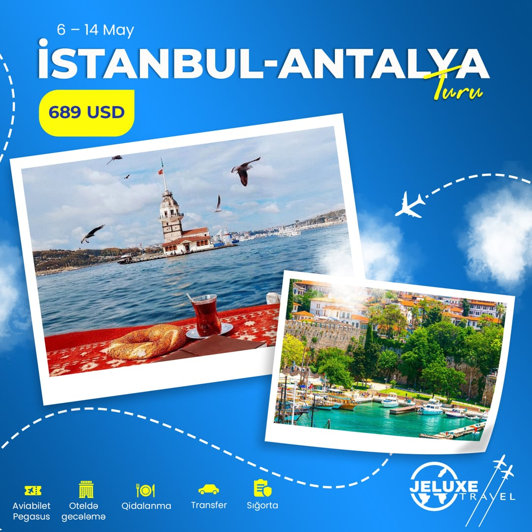 İstanbul – Antalya Yaz Turu, Jeluxe Travel İstanbul – Antalya Yaz Turu, Jeluxe Travel