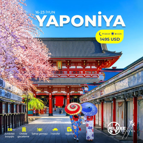 Yaponiya turu, Jeluxe Travel