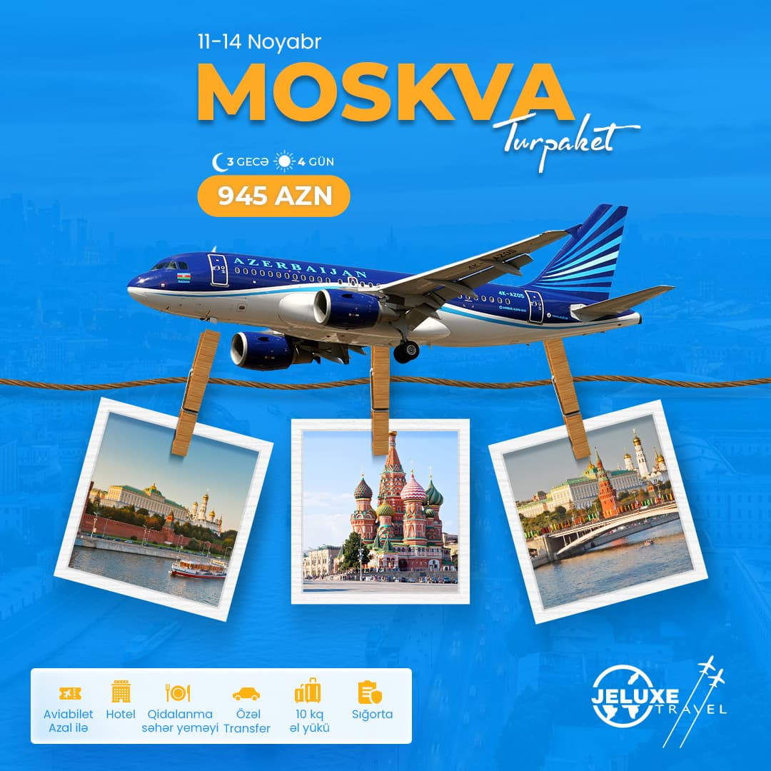 COP29 Moskva Turu, Jeluxe Travel COP29 Moskva Turu, Jeluxe Travel