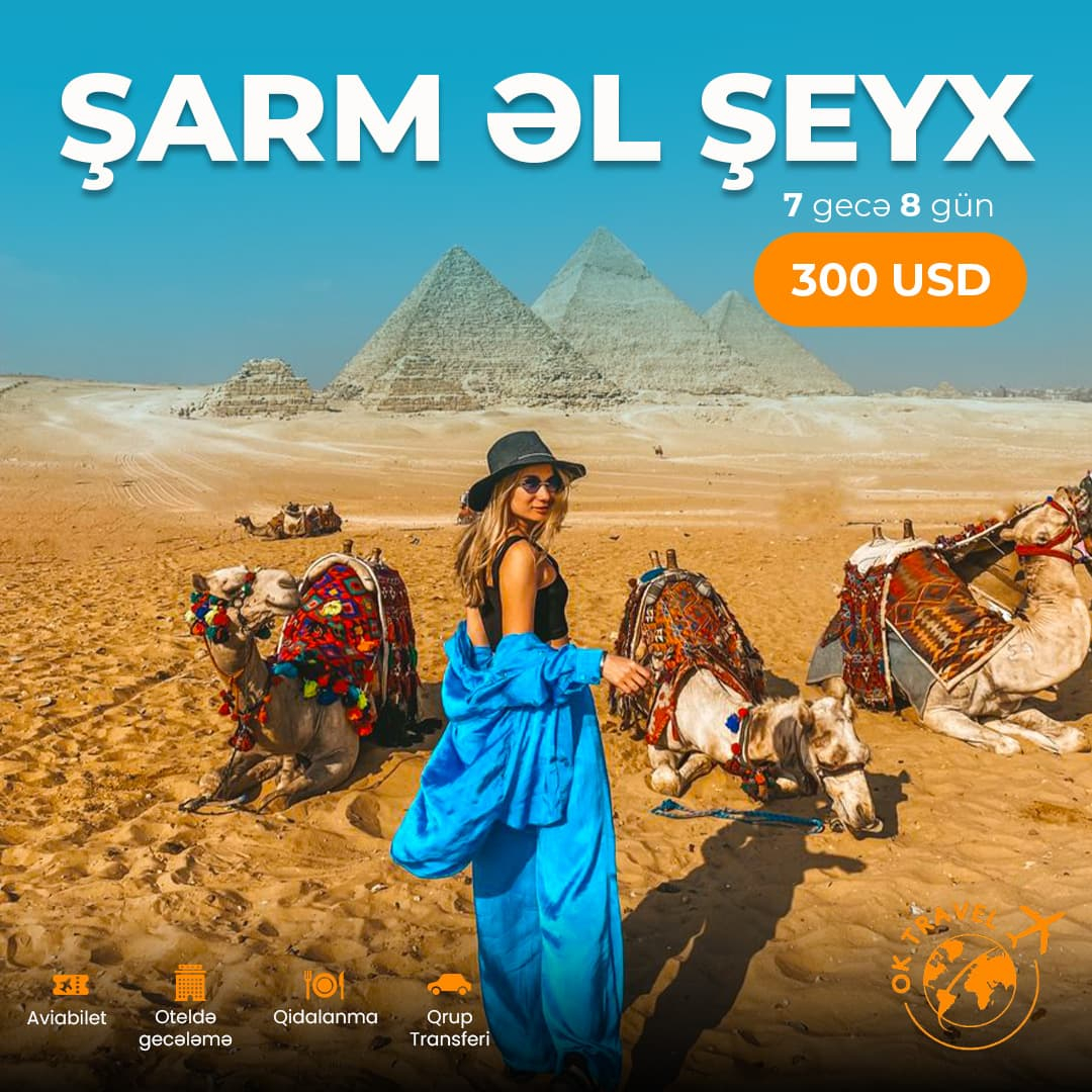 Şarm Əl Şeyx turu, OK Travel Şarm Əl Şeyx turu, OK Travel