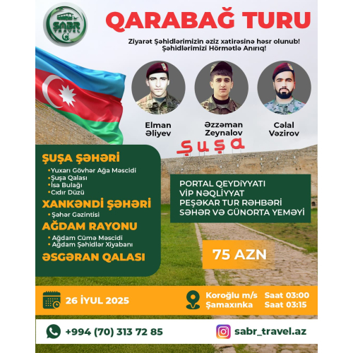 Qarabağ turu, Sabr Travel