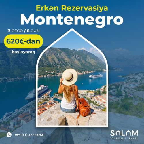 Montenegro turu, Salam Tourism & Travel