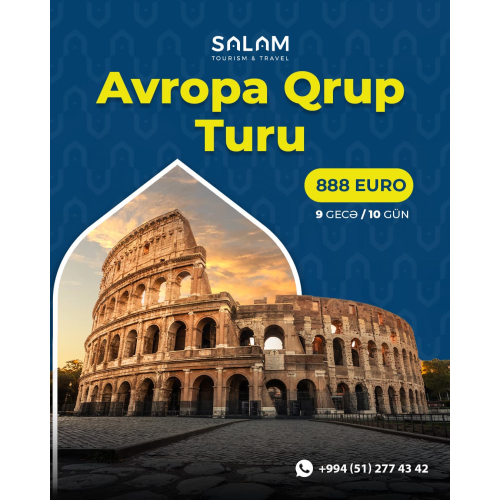 Avropa qrup turu, Salam tourism & travel