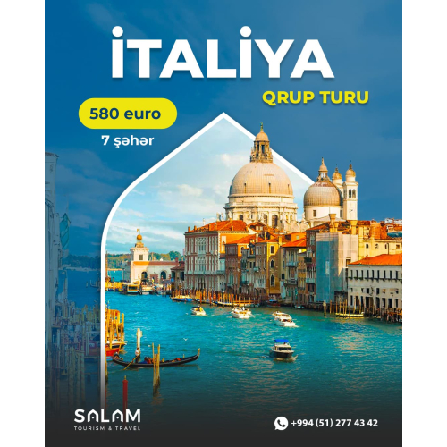 İtaliya qrup turu, Salam Tourism & Travel