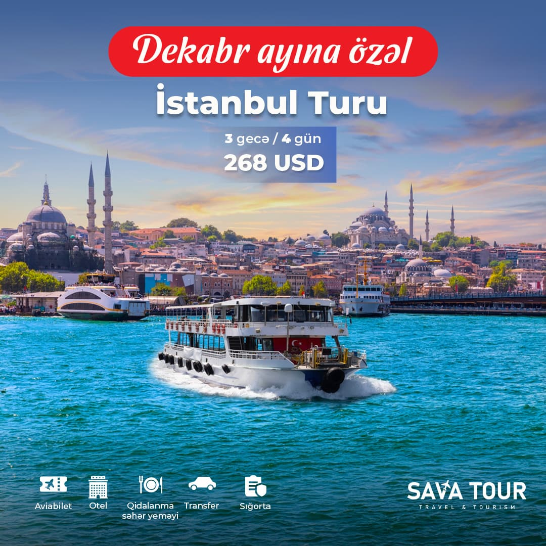 Dekabr ayına özəl Türkiyə turu, Sava Tour Dekabr ayına özəl Türkiyə turu, Sava Tour