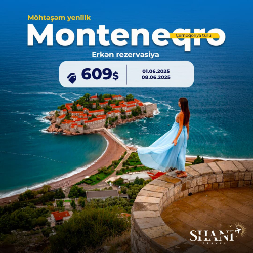 Monteneqro turu, Shani Travel