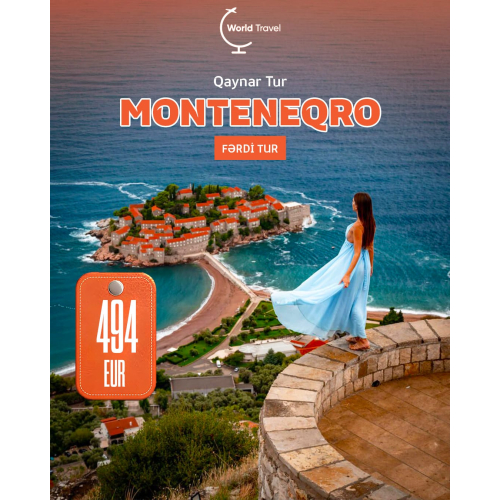 Monteneqro fərdi tur, World Travel