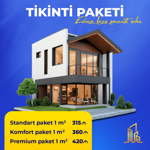 Tikinti paketimizi seçin və evinizi bizə əmanət edin, Erach Construction