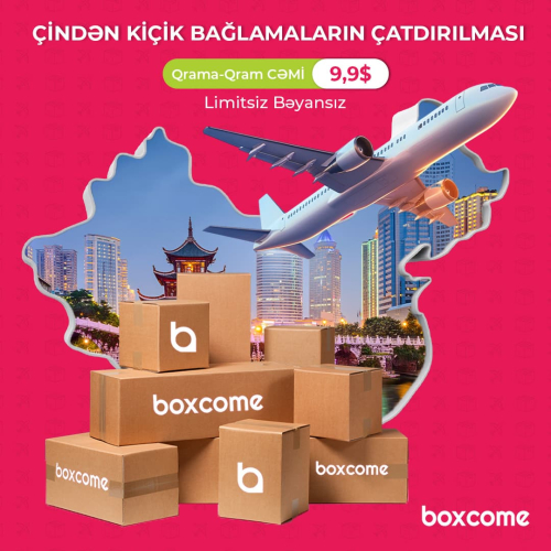 Çindən kiçik bağlamaların çatdırılması, Boxcome