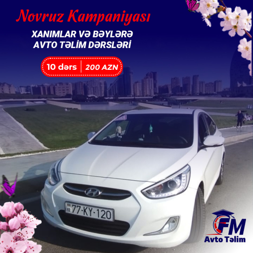Avto təlim dərslərinə Novruz kampaniyası, FM Avto təlim