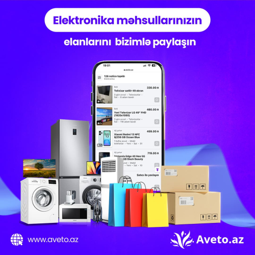 Elektronika məhsullarının elanları, Aveto