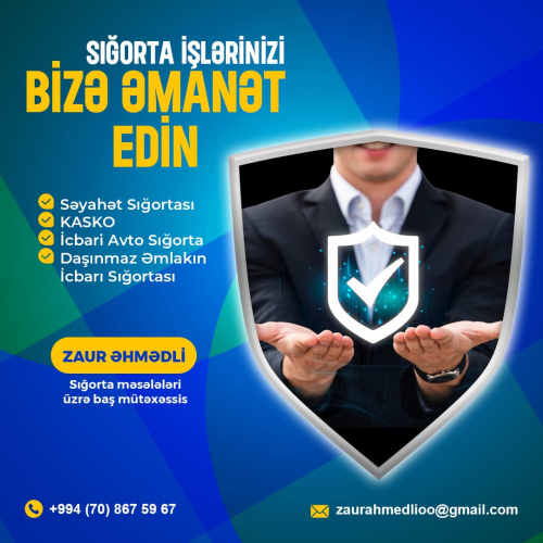 Sığorta xidmətləri, Zaur Əhmədli